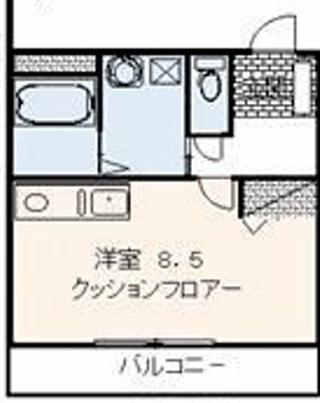 リバーテック(ワンルーム/7階)の間取り写真