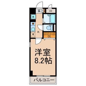 JOINDRE東山(1K/5階)の間取り写真
