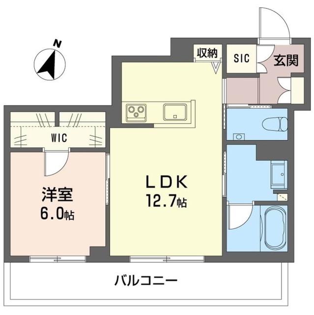 グランメゾン戸塚(1LDK/3階)の間取り写真