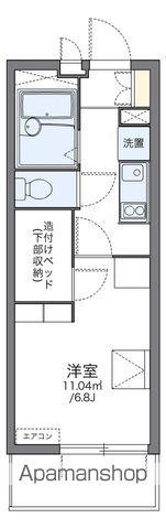レオパレス前里(1K/3階)の間取り写真