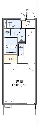 レオネクスト見沼 コヅチ(1K/2階)の間取り写真