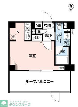 マイナビSTAY本蓮沼コート(1K/3階)の間取り写真