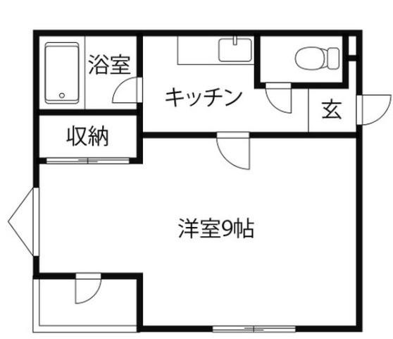 エクセレントパティオ(1K/2階)の間取り写真