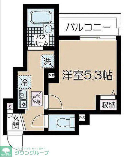 フェリーチェ阿佐ヶ谷VIII(1K/3階)の間取り写真