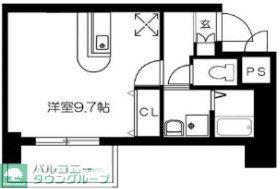 パークサイドアベニュー(ワンルーム/2階)の間取り写真