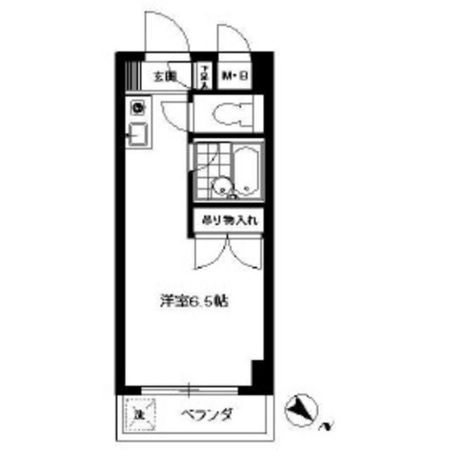 アニスティ(ワンルーム/2階)の間取り写真