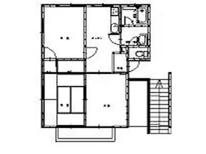 ハイツノーブル(3DK/2階)の間取り写真