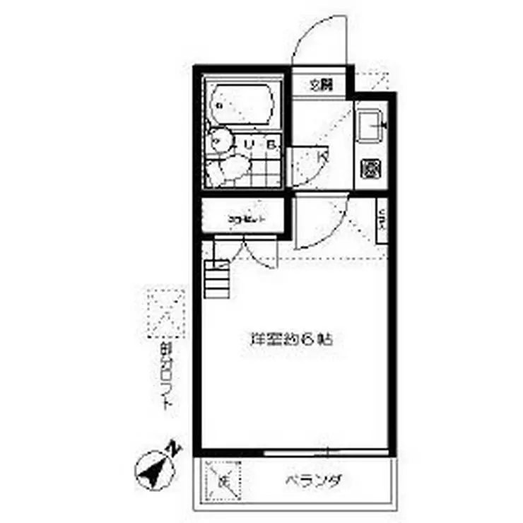 ジュネス稲田堤 2階階 間取り