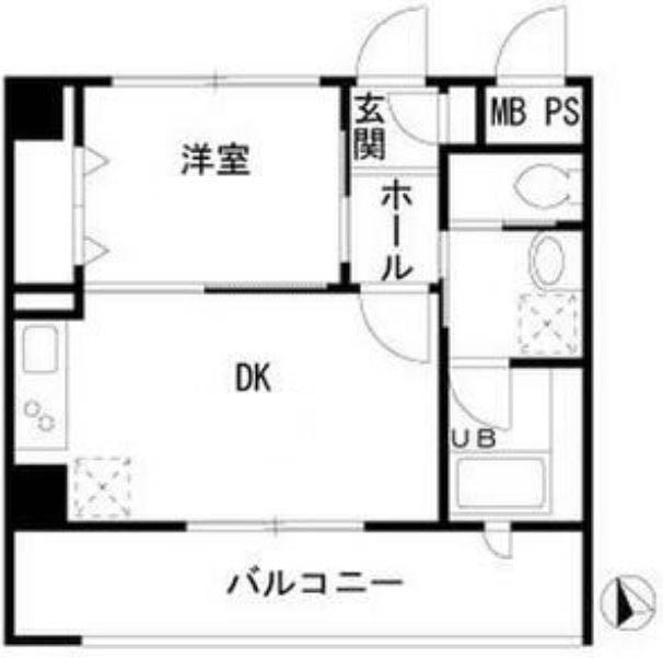 AMISTAD Y&Y(1DK/3階)の間取り写真