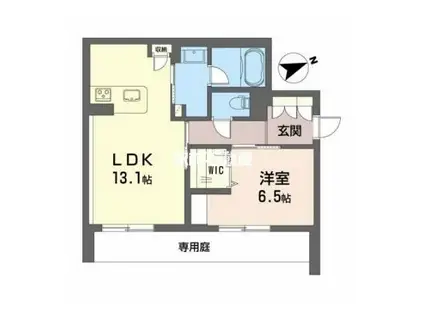 シャーメゾンROOX(1LDK/3階)の間取り写真