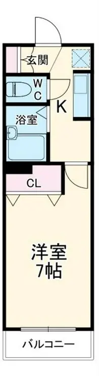 麻利パークシティ 1階階 間取り