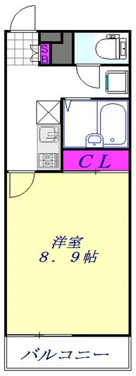 レオネクストカーサ川口飯塚 2階階 間取り
