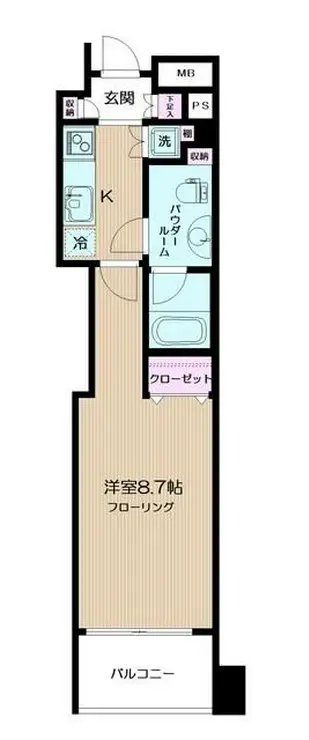 日神デュオステージ横濱マリンスクエア 3階階 間取り