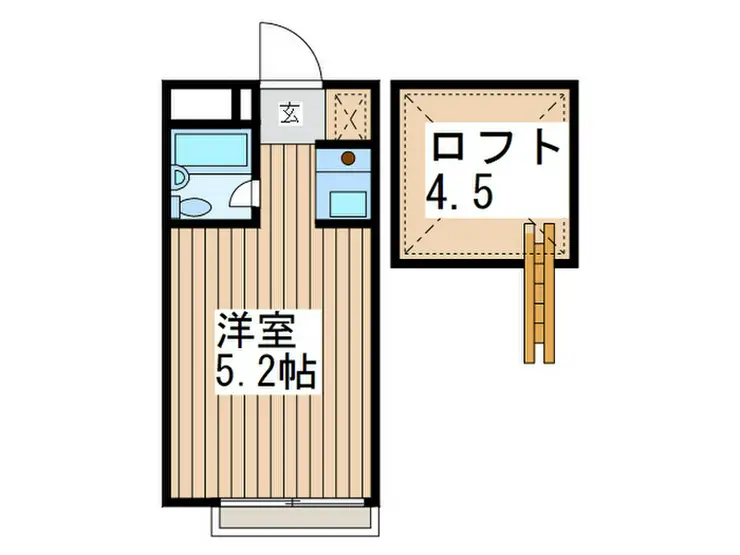 オアシス与野 2階階 間取り