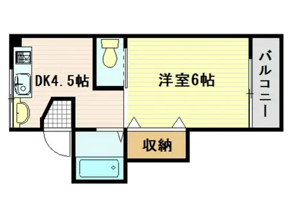 千田ビル(1K/5階)の間取り写真