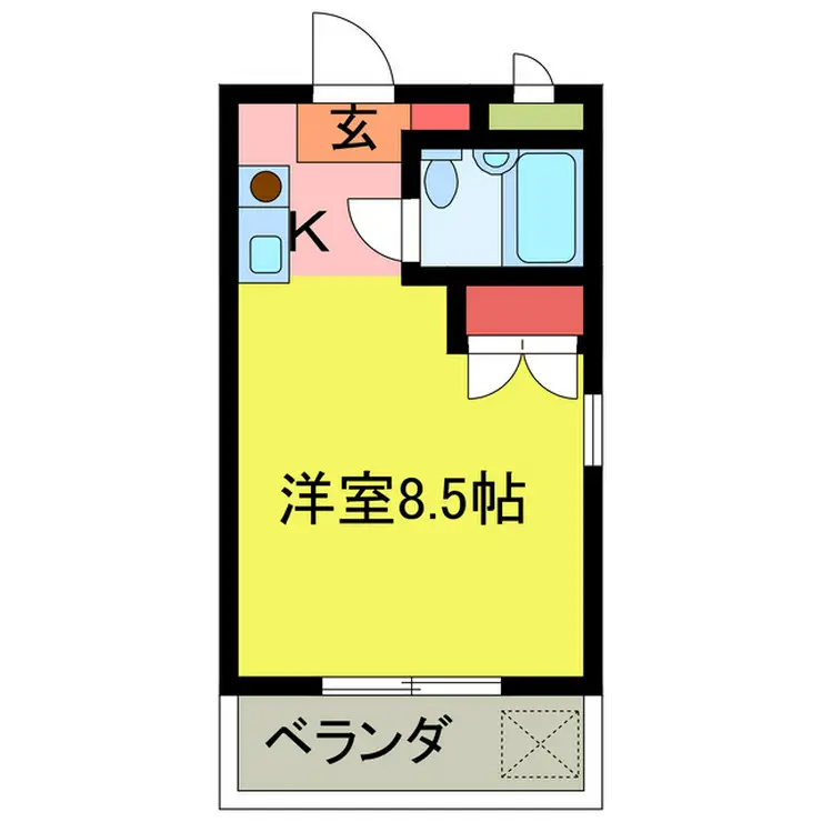 サイセリアコーポ 2階階 間取り