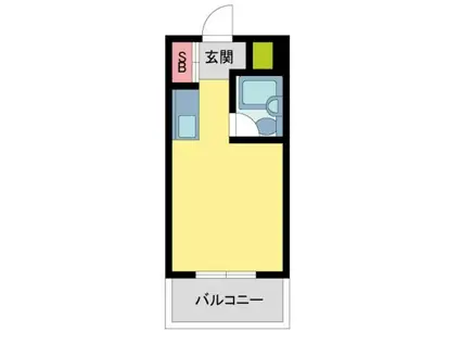 NEOダイキョー夙川北名次(ワンルーム/3階)の間取り写真