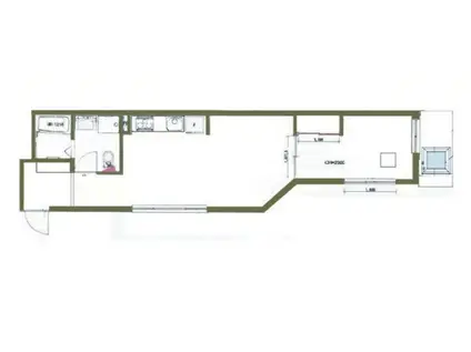 コルティーレ世田谷(1LDK/2階)の間取り写真