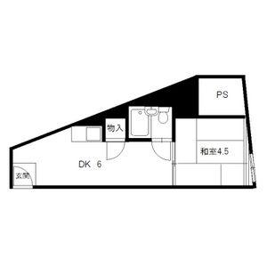 レジャープラザEIWA(1DK/5階)の間取り写真