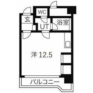 サンプラザ金山(ワンルーム/8階)の間取り写真