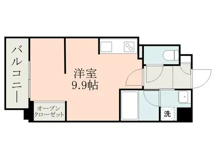 SE PLUS南林寺(ワンルーム/3階)の間取り写真