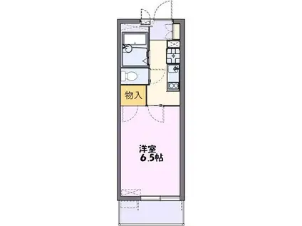レオパレスグランシャリオ(1K/2階)の間取り写真