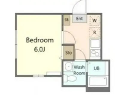 HILLSAIDE PARK(1K/2階)の間取り写真