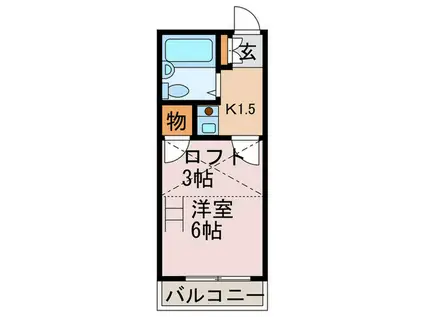 レオパレス新瑞橋第7(1K/2階)の間取り写真