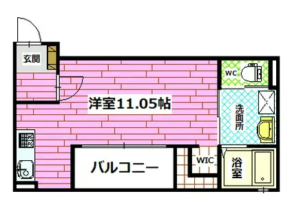 LE RIVAGE大町東(ワンルーム/3階)の間取り写真