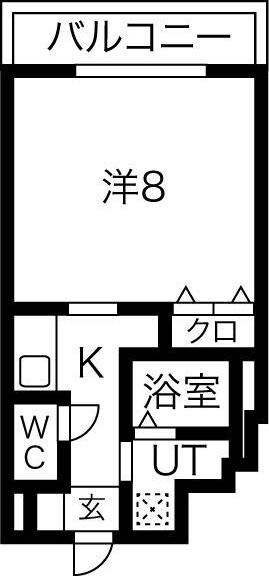 サン・錦本町ビル(ワンルーム/12階)の間取り写真