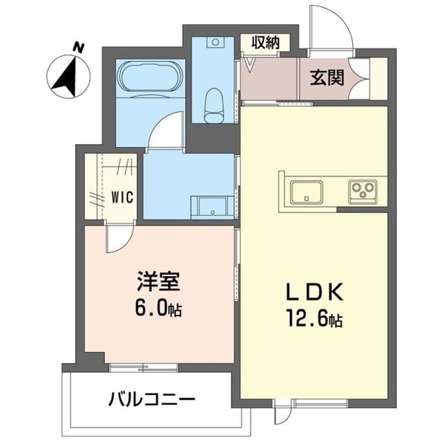 グランメゾン戸塚(1LDK/3階)の間取り写真