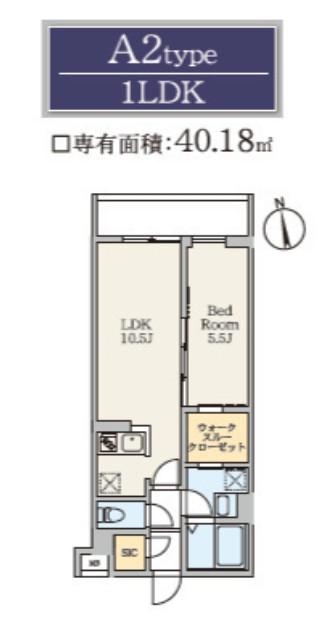 S-RESIDENCE駒場東大前(1LDK/3階)の間取り写真