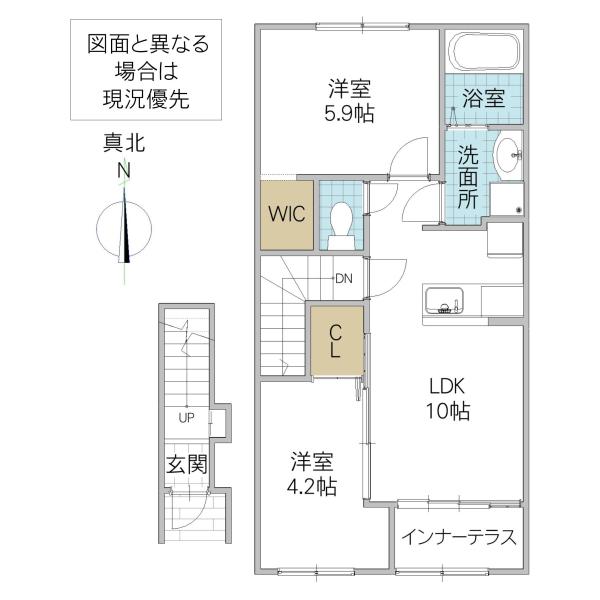 那珂市菅谷字杉原アパート