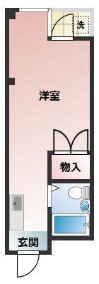 アドバンスIII(ワンルーム/4階)の間取り写真