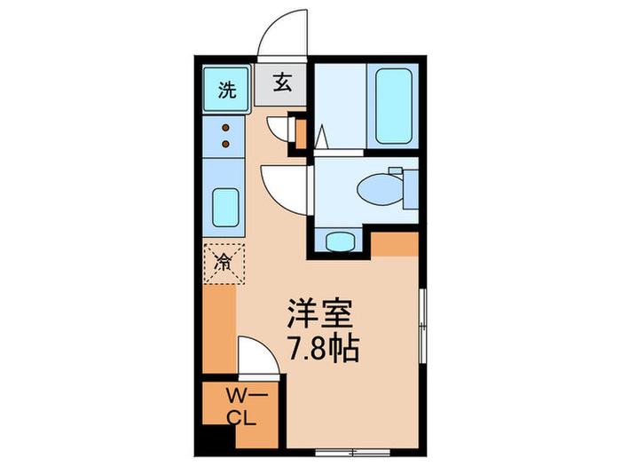VINE錦糸町(ワンルーム/3階)の間取り写真
