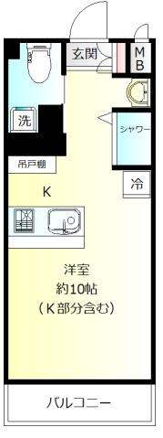 行徳マンション(ワンルーム/5階)の間取り写真