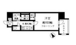 ベル ドミール 目黒(1LDK/4階)の間取り写真