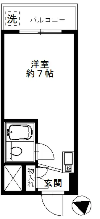 ライオンズマンション港南中央 3階階 間取り
