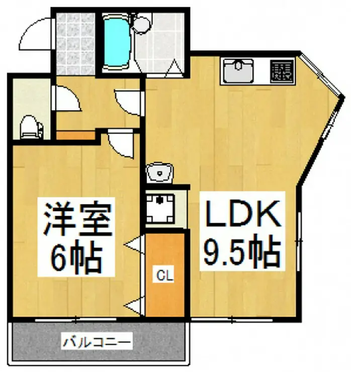 トムス萩山 2階階 間取り