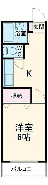 ペアアサイB 2階階 間取り