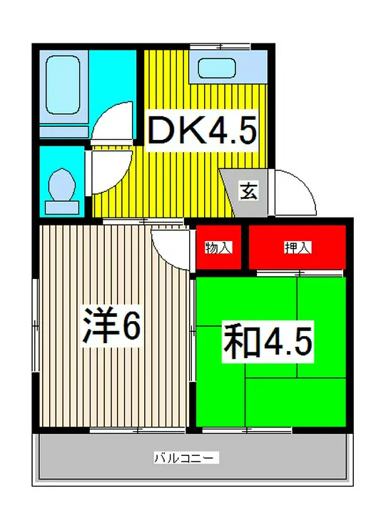 第2光荘 2階階 間取り