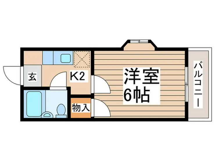 キャッスルカナン 3階階 間取り