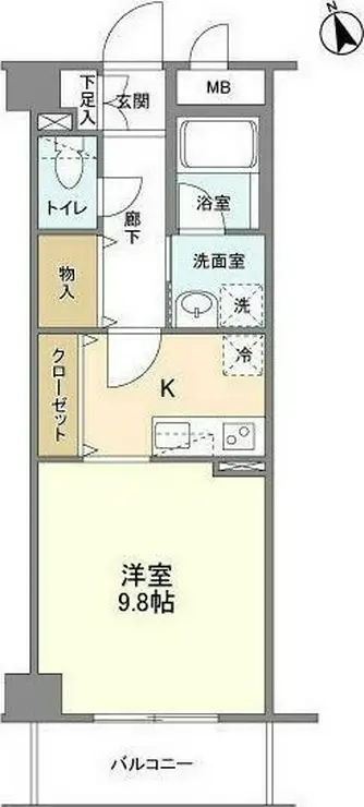 アスティオン高田 3階階 間取り