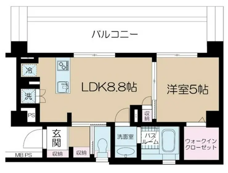 ダイアパレス赤坂 4階階 間取り