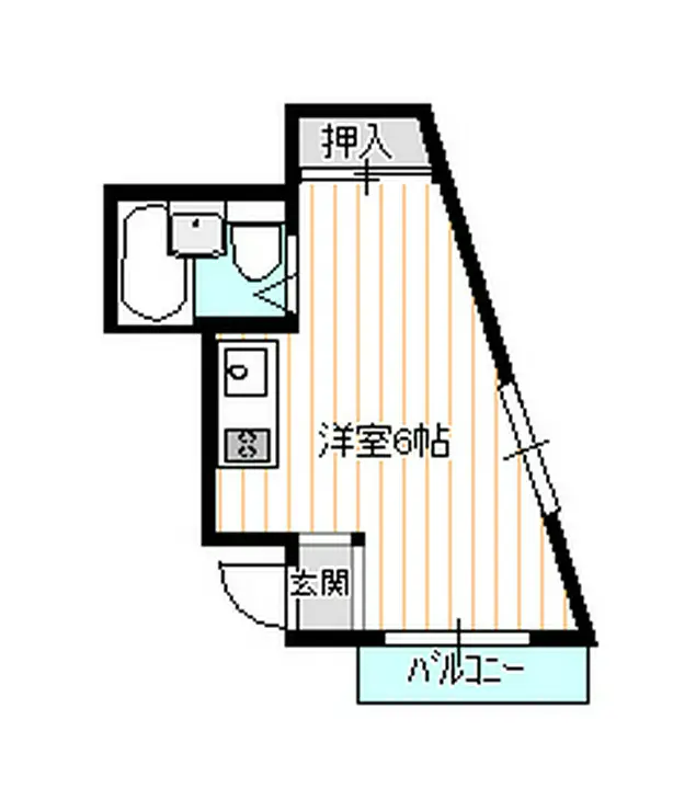コンチネンタルハイツ熊谷 3階階 間取り