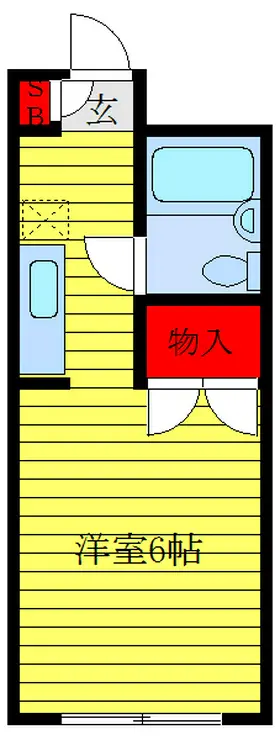 町屋パークサイド居串 1階階 間取り