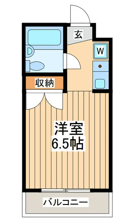 キャッスルマンション東林間 3階階 間取り