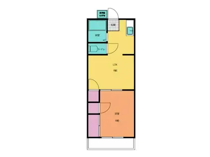 ハイツレジェンド(1LDK/1階)の間取り写真