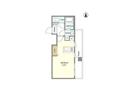 LOCS DAITABASHI(ワンルーム/4階)の間取り写真