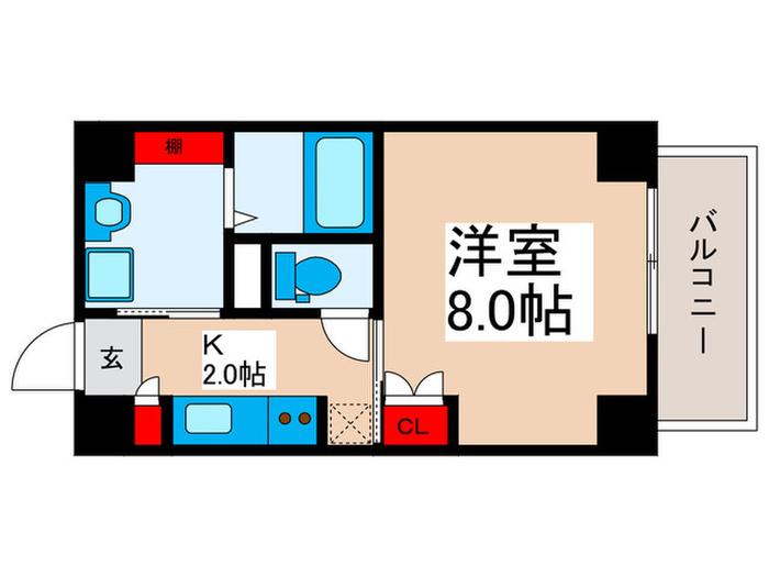 STATION・TOWER・URAYASU(1K/10階)の間取り写真